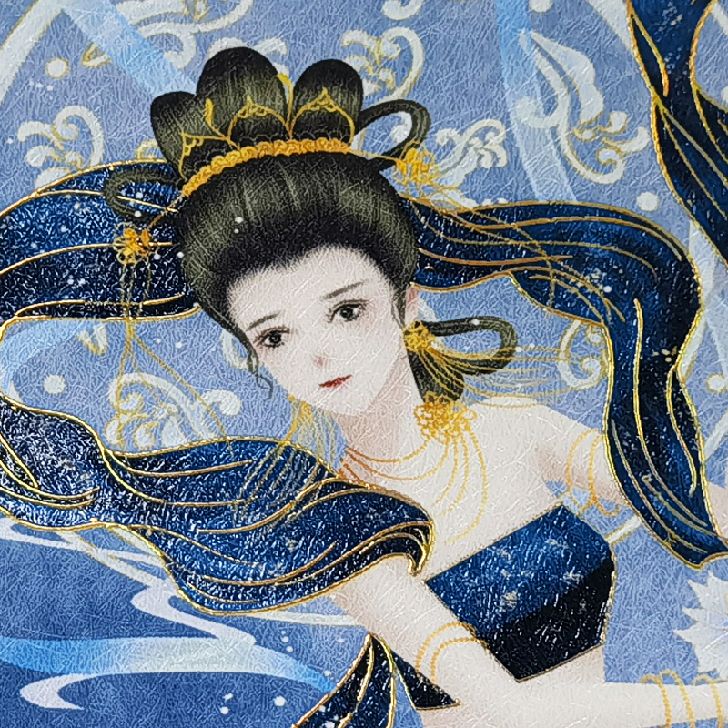 餐廳裝飾畫藝術(shù)小清新飯廳餐桌創(chuàng)意掛畫簡(jiǎn)約沙發(fā)背景壁畫UV燙金工藝制作